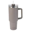 Puodelis Termospuodelis su šiaudeliu, pilkas, 1100 ml, nerūdijančio plieno, Klausberg, kb-7943