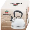 King Hoff Virdulys su gwizdkiem, 1.8l, stali nierdzewnej, balta, kinghoff, kh-1852