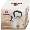 King Hoff Virdulys su gwizdkiem, 1.8l, stali nierdzewnej, smėlio spalva, kinghoff, kh-1854