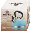 King Hoff Virdulys su gwizdkiem, 1.8l, stali nierdzewnej, mėlyna, kinghoff, kh-1857