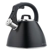 Virdulys, Plieninis virdulys 2,5 l matinės juodos spalvos su minkšta rankena, Klausberg kb-7952