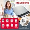 Virtuvinės svarstyklės Svarstyklės LED virtuvės svarstyklės, 10 kg, 1 g tikslumas, USB-C, tara, Klausberg