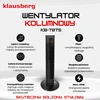 Wentylator Koloninis ventiliatorius, pastatomas, 91 cm, su nuotolinio valdymo pultu ir LED ekranu, Klausberg