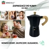 Zaparzacz Espreso kavos virimo aparatas, aliumininis, 9 puodeliai, juodos/medžio imitacijos, „Kinghoff“, KH-1887