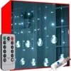 Iso Trade Šviesos užuolaida 108led usb - šalta balta kŚ19770