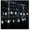 Iso Trade Šviesos užuolaida 108led usb - šalta balta kŚ19770