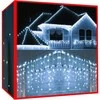 Iso Trade Kalėdinės lemputės - varvekliai 300 led šaltai balta 31v