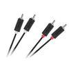 Kabelis 2RCA-2RCA 3m Cabletech standartas