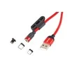 Maitinimo laidas Amio, Lightning/USB-C/Micro USB, 1 m