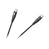 REBEL USB C - USB C kabelis 1m Juodas