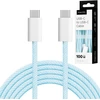 C tipo USB – C tipo USB kabelis 100 W, 1 m Mėlyna Kruger & Matz Basic