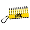 KEL Antgaliai wkrętakowe phillips-torx 10 vnt., karabińczyk