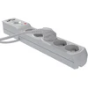 KEL Listwa zasilająca su bezpiecznikiem i układem przeciwprzepięciowym professional, 5 gniazd, 2 porty usb, ilgis 1,5m, 10a, 230v, 2300w, pilka