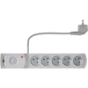 KEL Listwa zasilająca su bezpiecznikiem i układem przeciwprzepięciowym professional, 5 gniazd, 2 porty usb, ilgis 1,5m, 10a, 230v, 2300w, pilka