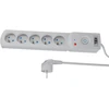 KEL Plastrol Przedłużacz przeciwprzepięciowy professional 5 gniazd 5m 10A 230V 2300W pilka W-100036