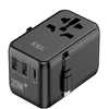 KEL Uniwersalny adapter sieciowy (eu, uk, us, au), szybkie ładowanie pd20w+qc