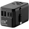 KEL Uniwersalny adapter sieciowy (eu, uk, us, au), szybkie ładowanie pd65w+qc