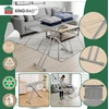 King Hoff Large ironing board, heat reflect, adjustable stable shelf, 122x38cm