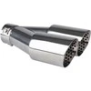 Duslintuvo antgalis 32-52 mm, nerūdijančio plieno, dvigubas, chromuotas AMiO-04062
