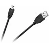 Cabletech USB - micro USB kabelis 0.2m Juodas