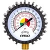 Mechaninis manometras su guminėmis apsaugomis 16 bar G 1/4″, AMIO-04467