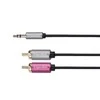 Kruger &amp; Matz AUX 3.5mm - 2x RCA kabelis 1.8m Juodas