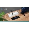 Kruger &amp; Matz Listwa KrugerMatz maitinimo blokas, 4 vokiški lizdai ir 4xUSB 2100 mA, Connect P6 Tuya