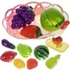 Kruzzel Set of fruit ir daržovės for cutting in a basket 22576