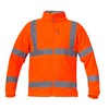 Lahti Pro Bluza, Oranžinis įspėjamasis flisinis džemperis, "3xl", ce, Lahti