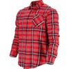 Lahti Pro Koszula Flaneliniai marškiniai, raudoni ir tamsiai mėlyni, 170 g/m2, "m", ce, lahti