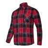 Lahti Pro Koszula Raudoni languoti flaneliniai marškiniai, 170 g/m2, "2xl", ce, lahti