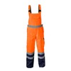 Lahti Pro Ogrodniczki Oranžiniai įspėjimo dungarees, "m", ce, lahti
