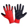 Lahti Pro Rękawice Latekso pirštinės juodos-raudonos l211210p, 12 porų, "10", ce,lahti