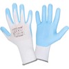 Lahti Pro Rękawice Nitrilo pirštinės baltos ir mėlynos l221606p, kartonas, "6", ce, Lahti