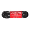 Lahti Pro Sznurowadła Plokšti batų raišteliai, juodi ir raudoni, l904071p, 10 porų, 110 cm, Lahti