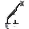 Juodas Ergo Office monitoriaus stalinis laikiklis, dujinė spyruoklė, 17 "-32", 9kg, ER-405B