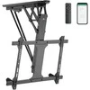 Maclean elektrinis lubų laikiklis televizoriui, TUYA atrama, max VESA 600x400, nuožulnioms sienoms, nuotolinio valdymo pultas, 32"-70", 35kg, MC-880T