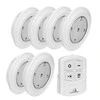 6 LED Maclean lempa, komplektas su nuotolinio valdymo pulteliu, maitinamas baterijomis, 3xAAA, MCE165