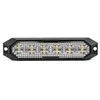 Plokščia LED įspėjamoji lemputė 6x3W 12/24V R65 R10 AMIO-03930