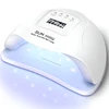Retoo Lampa UV LED nagų lempa 80 W hibridiniams geliams, dvigubo pilko kartono - U060