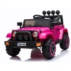 Lean Cars Akumuliatorinis vienvietis automobilis vaikams Jeep BRD-7588, 4x4, rožinės spalvos