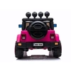 Lean Cars Akumuliatorinis vienvietis automobilis vaikams Jeep BRD-7588, 4x4, rožinės spalvos