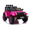 Lean Cars Akumuliatorinis vienvietis automobilis vaikams Jeep BRD-7588, 4x4, rožinės spalvos