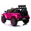 Lean Cars Akumuliatorinis vienvietis automobilis vaikams Jeep BRD-7588, 4x4, rožinės spalvos