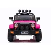 Lean Cars Akumuliatorinis vienvietis automobilis vaikams Jeep BRD-7588, 4x4, rožinės spalvos
