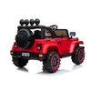 Lean Cars Akumuliatorinis vienvietis automobilis vaikams Jeep BRD-7588, 4x4, raudonos spalvos
