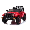 Lean Cars Akumuliatorinis vienvietis automobilis vaikams Jeep BRD-7588, 4x4, raudonos spalvos