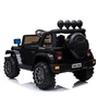 Lean Cars Akumuliatorinis vienvietis automobilis vaikams Jeep BRD-7588, 4x4, juodos spalvos