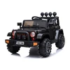 Lean Cars Akumuliatorinis vienvietis automobilis vaikams Jeep BRD-7588, 4x4, juodos spalvos