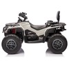 Lean Cars Vaikiškas keturratis Can Am Outlander 4x4 DK-CA005 Pilkas